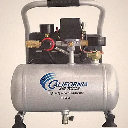 California Air Tools 1P1060s Ultra Quiet Oil-Free Air Compressor 1 Gal .6-Hp