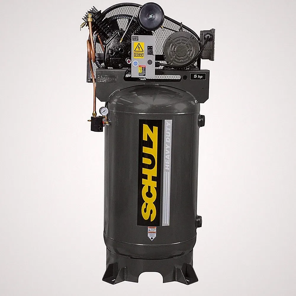 CHULZ 5 HP Vertical Air Compressor 80 Gal 20 CFM 230/460V 3 PH